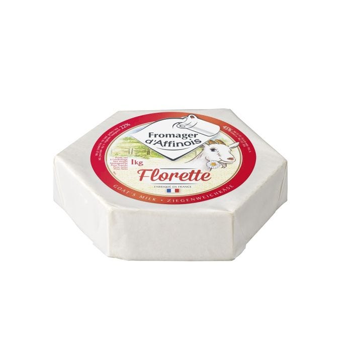 Wholesale Fromagerie Guilloteau Florette French Goat Cheese, 1 Kilogram- Bulk
