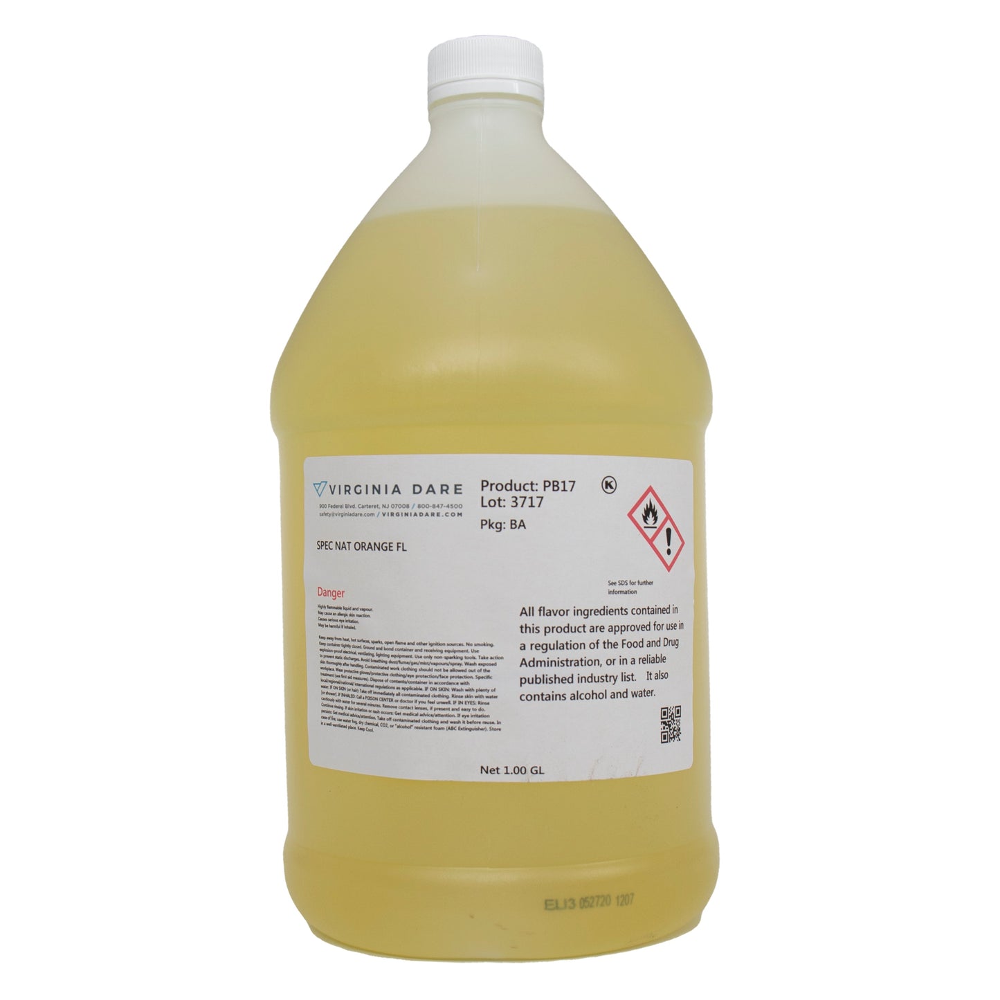 Wholesale Virginia Dare Pure Orange Extract- Bulk