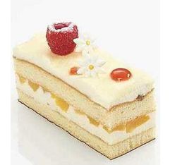 Wholesale Symphony Pastry Georgia Peach Strip Cake 16 X 4 Inch- Bulk