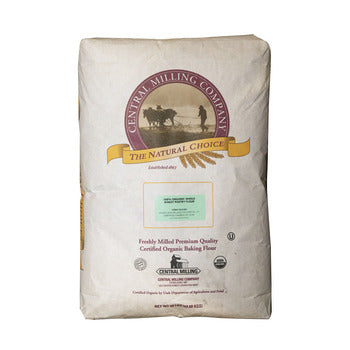 Wholesale Central Milling Organic Whole Wht Pastry Flour 50lb- Bulk