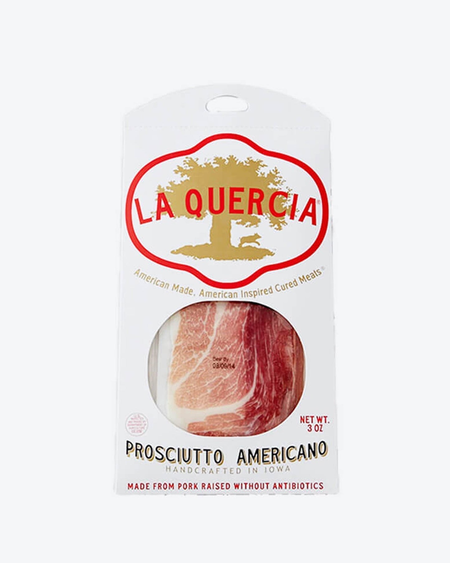 Wholesale La Quercia Prosciutto Americano Sliced 3 oz- Bulk