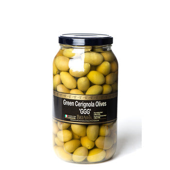 Wholesale BoxNCase Green Cerignola Olives 6.6lb- Bulk