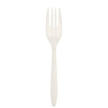 Wholesale R3 Medium White Polypropylene Forks 1000count- Bulk
