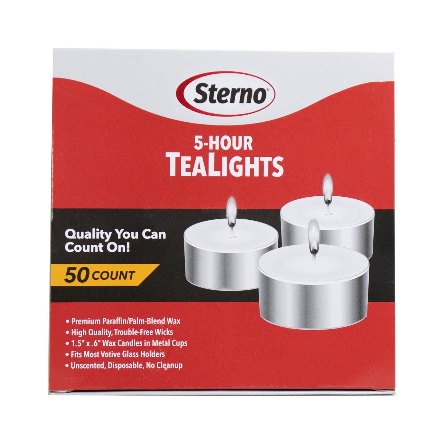 Wholesale Candle Corp 5 Hour Tea Light Candle- Bulk