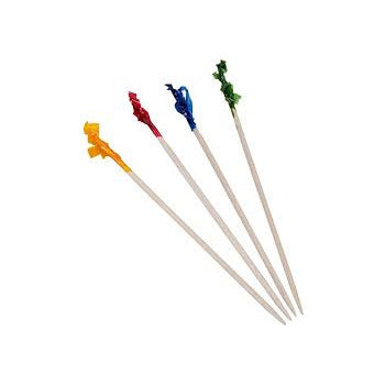 Wholesale Imperial Bag 4 in Club Frilled Toothpick- Bulk