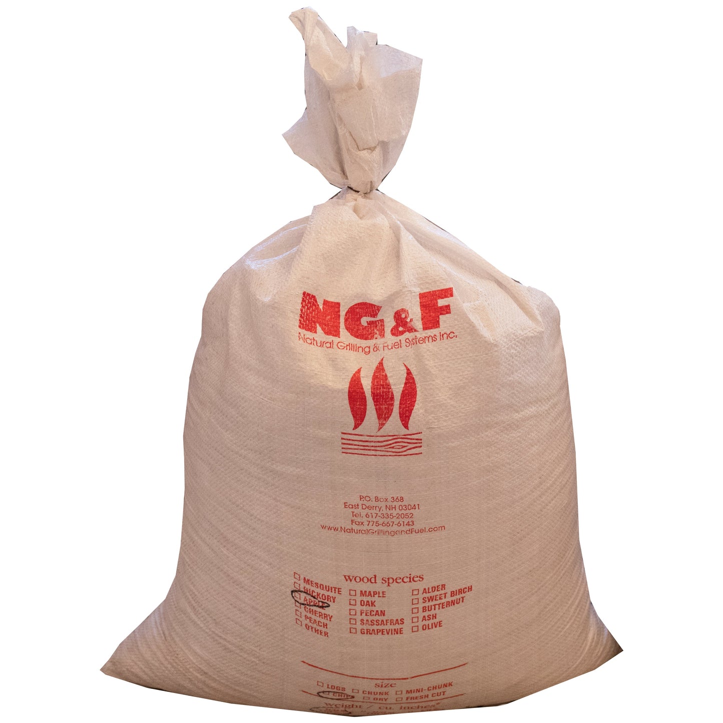 Wholesale NGF Apple Wood Chips 50lb- Bulk