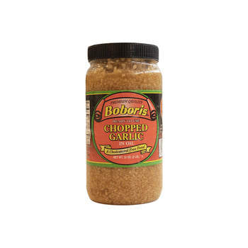 Wholesale Sirob Chopped Garlic in Oil 32oz- Bulk
