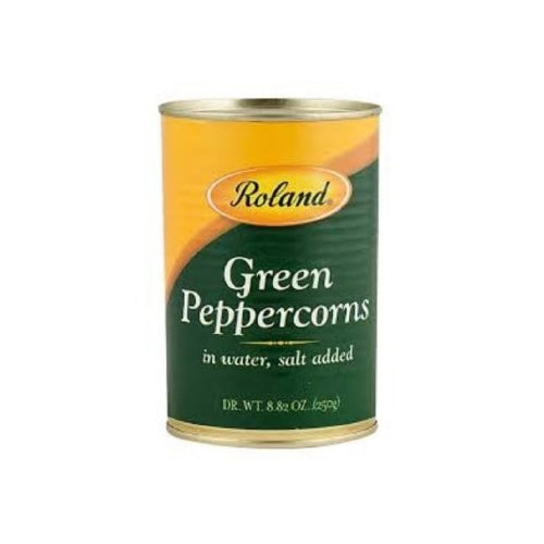 Wholesale Roland Green Peppercorns in Brine 8.75oz- Bulk