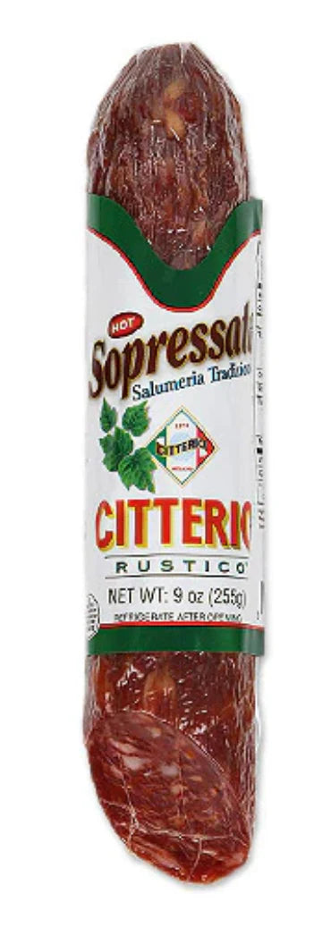Wholesale Citterio Hot Small Sopressata | 9 oz- Bulk