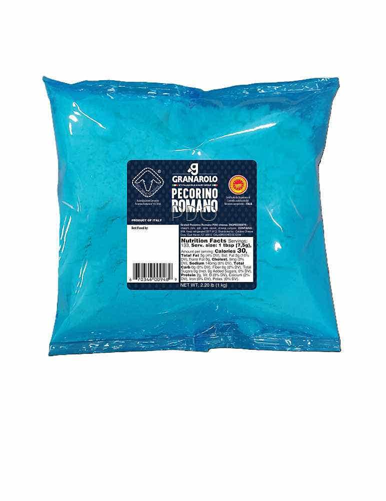 Wholesale Granarolo Grated Pecorino Romano PDO 2.2 Lb- Bulk