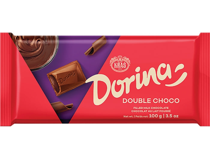 Wholesale Kras Dorina Double Chocolate 100g- Bulk