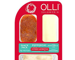 Wholesale Olli Salumeria Pepperoni and Mozzarella Cracker Tray, 2 oz- Bulk