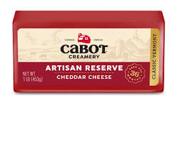 Wholesale Cabot Creamery Artisan Reserve Cheddar Cheese, Aged 36 Months, 16 OZ- Bulk