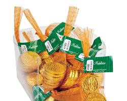 Wholesale Madelaine Chocolate 1 Oz. Gold Coins Mesh Bag (3 Displayers)- Bulk