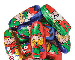 Wholesale Madelaine Chocolate Mini Santa & Elves (10 Lb.) 17.6 OZ Per Case- Bulk