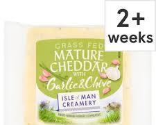 Wholesale Isle Of Man Garlic Chive 12 Month Cheddar 6.3 OZ- Bulk