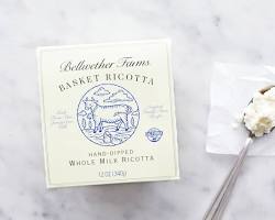 Wholesale Bellwether Farm Sheep Milk Ricotta 3.5 LB- Bulk