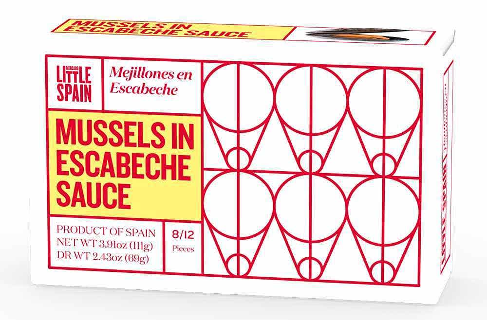 Wholesale Mercado Little Spain - José Andrés Selection Mussels In Escabeche Sauce 3.91 Oz- Bulk