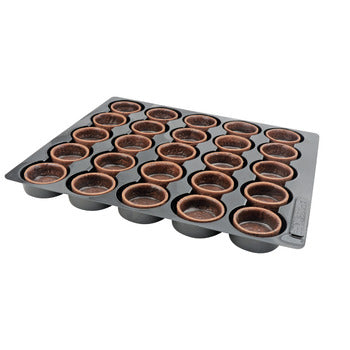 Wholesale La Rose Noire Chocolate Tart Shell, Small Round 1.89"- Bulk