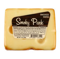 Wholesale Smoky Park Smoked Swiss Wedge 7 Oz- Bulk