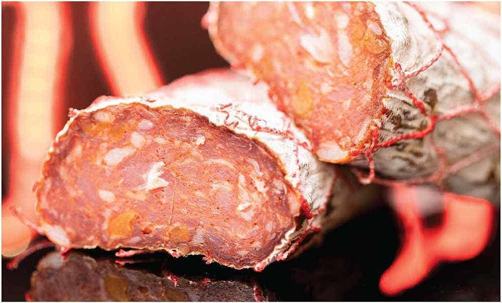 Wholesale Spotted Trotter Southern Smashed Salami Uncured 1.3 Lb- Bulk
