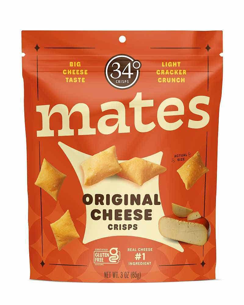 Wholesale 34 Degrees Original Cheese Mates 3 Oz- Bulk