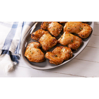 Wholesale Freebird Chicken Antibiotic Free Bone-in Super Trim Chicken Thigh 40lb- Bulk