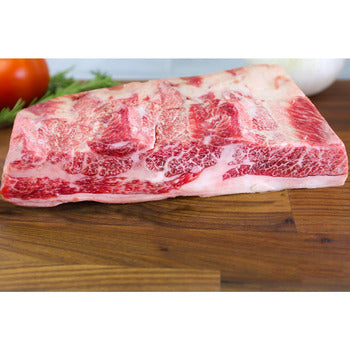 Wholesale Dix Farms Wagyu Boneless Akaushi Beef Chuck Short Rib 20 Lb 20lb- Bulk