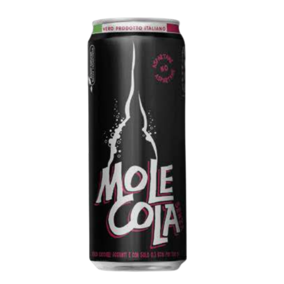Wholesale MoleCola Zero Sugar Italian Cola 330ml Can- Bulk