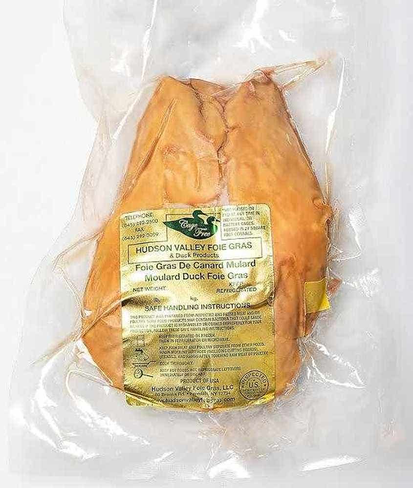 Wholesale Hudson Valley Farms Moulard Duck Whole Foie Gras Grade A 2 Lb- Bulk
