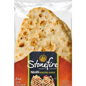 Wholesale Stonefire Garlic Naan Bread- Bulk