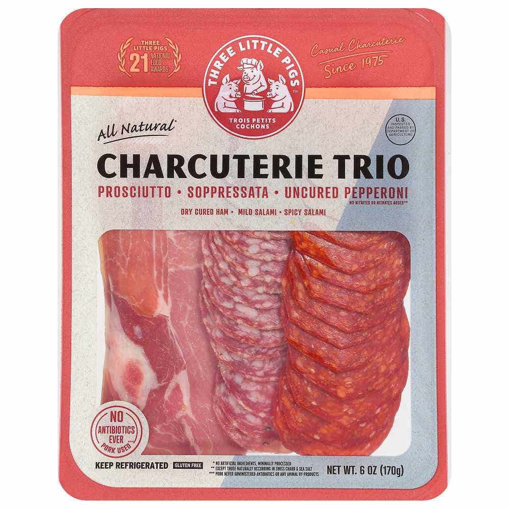 Wholesale Trois Petits Cochons Charcuterie Trio Snack Pack 6 Oz- Bulk