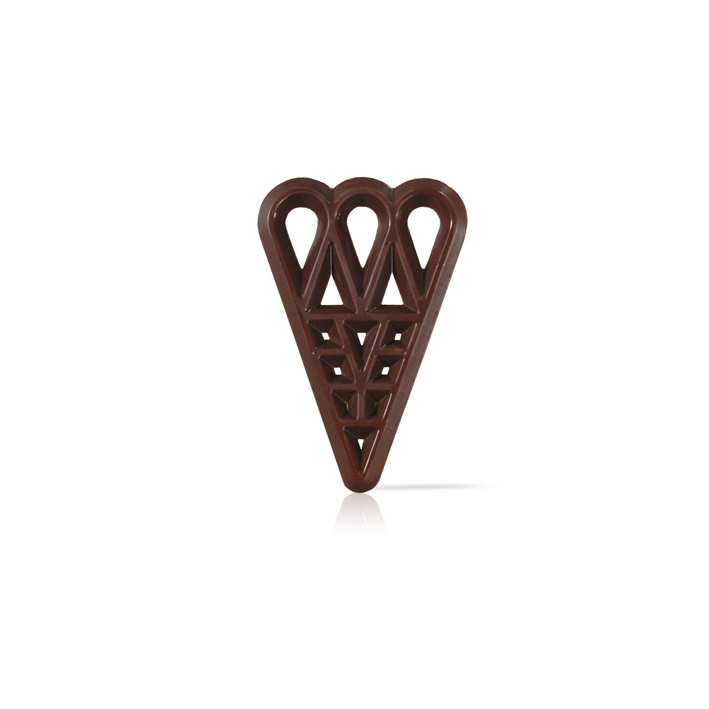 Wholesale Dobla Dark Chocolate Fan Decorettes- Bulk
