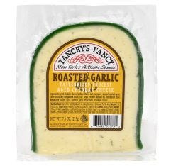Wholesale Yancey's Fancy Roasted Garlic Aged Cheddar Wedge 7.6 Oz- Bulk