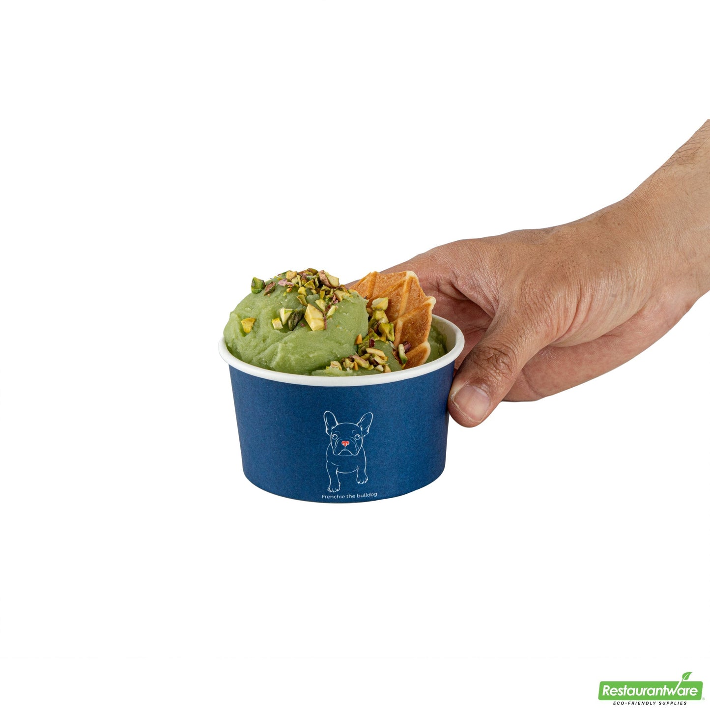 Wholesale Restaurantware 8 Oz Round Frenchie Paper to Go Cup - 3.7" X 3.7" X 2.2"- Bulk