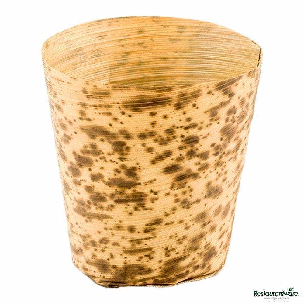 Wholesale Restaurantware 5 Oz Round Natural Bamboo Medium Cup 200 ct- Bulk