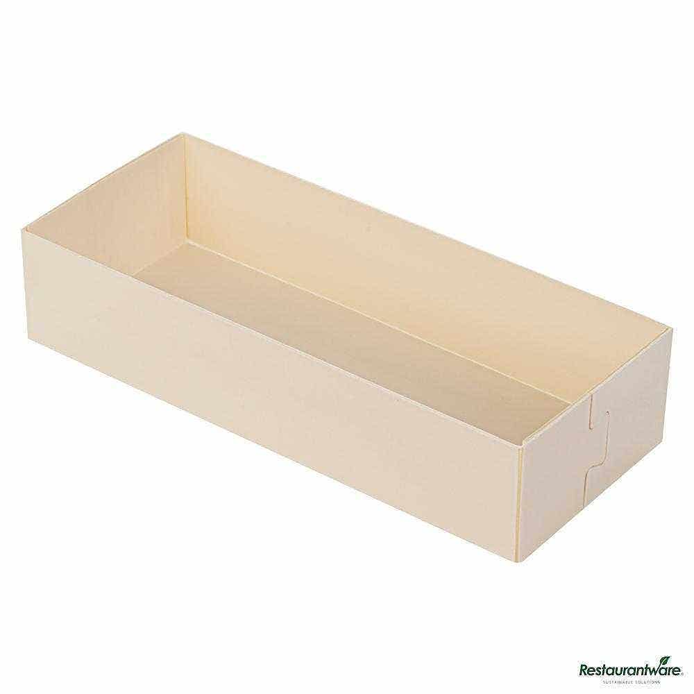 Wholesale Restaurantware Taipei 18 Oz Rectangle Poplar Long Straight Container 100 ct- Bulk