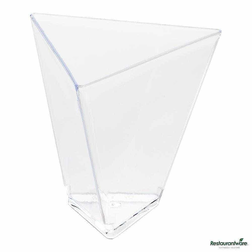 Wholesale Restaurantware 4 Oz Clear Plastic Torcente Dessert Cup 100 ct- Bulk