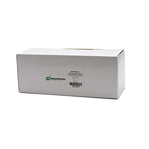 Wholesale Restaurantware 5 Oz Square Clear Plastic Medium Kova Cup - 2.5" X 2.5" X 2.4"- Bulk
