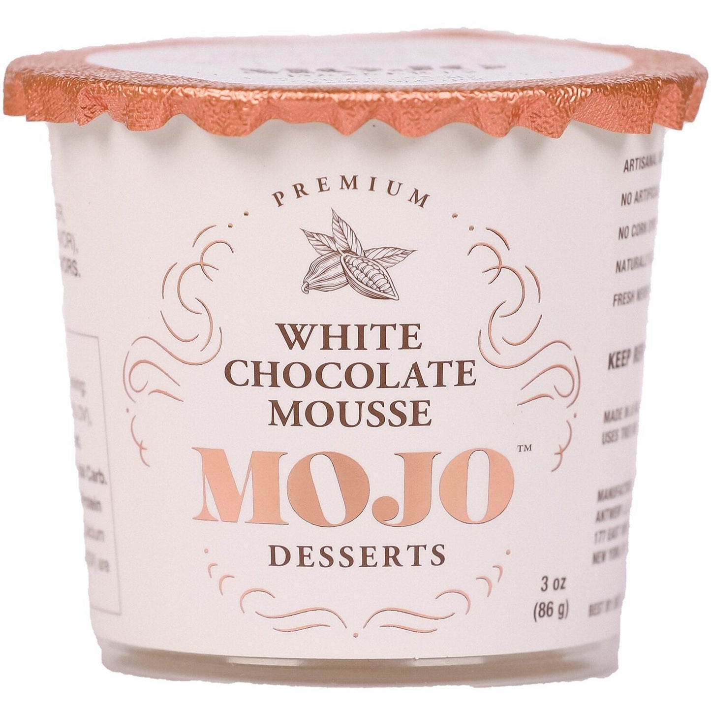 Wholesale Mojo White Chocolate Mousse- Bulk