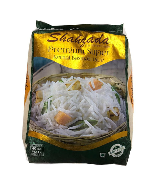Wholesale Shahzada Kernal Basmati Rice 40lb- Bulk