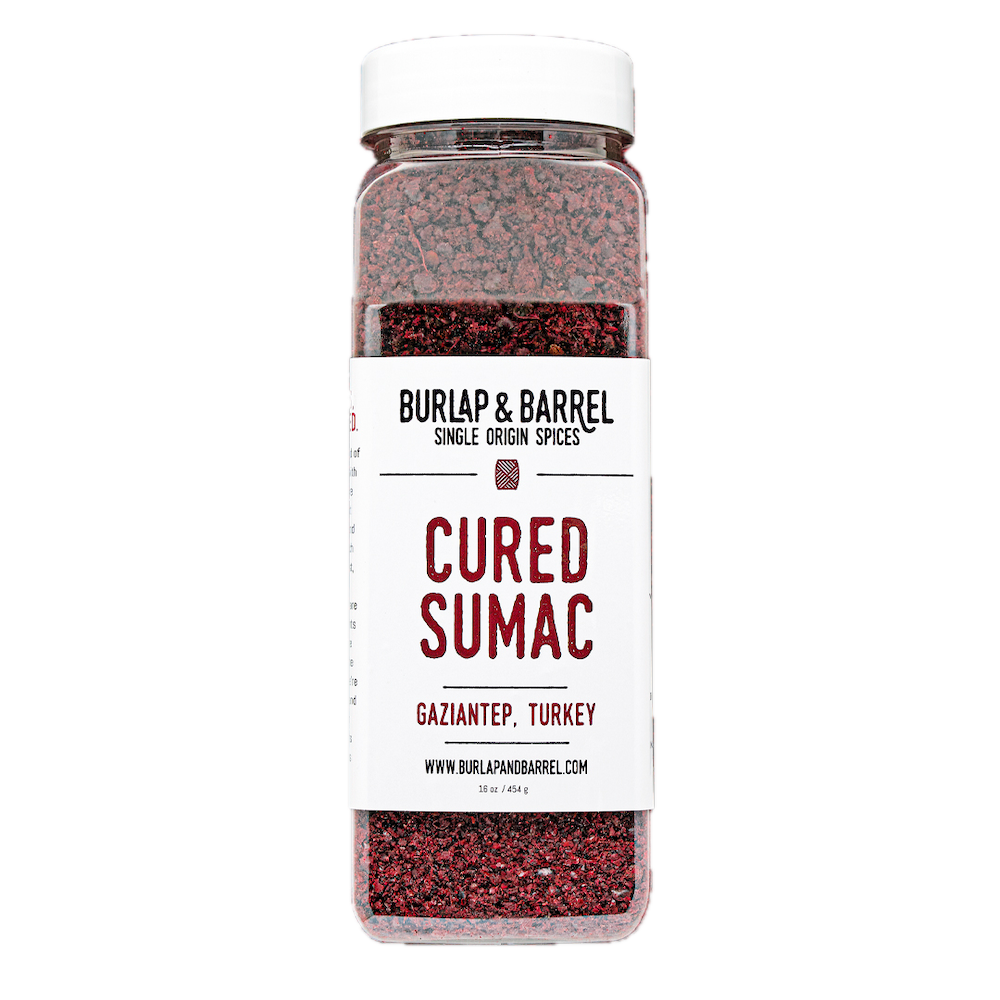 Wholesale Burlap & Barrel Ground Cured Sumac 16oz- Bulk