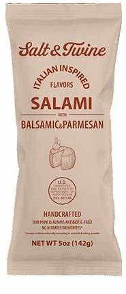 Wholesale Salt & Twine Balsamic And Parmesan Salami 5 Oz- Bulk