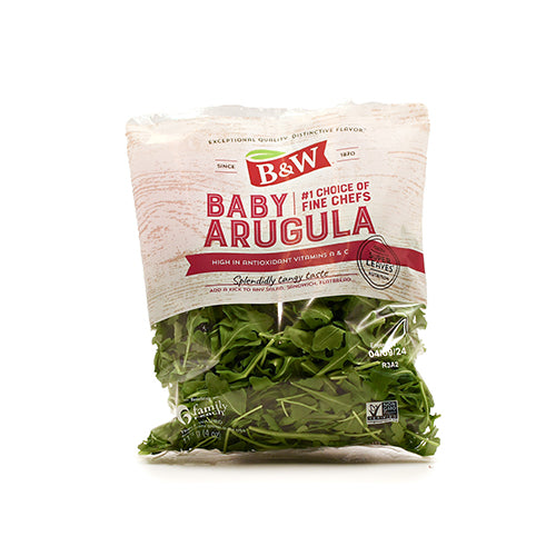 Wholesale B & W Baby Arugula Greens 4oz- Bulk