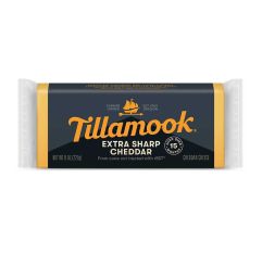 Wholesale Tillamook Extra Sharp Cheddar Bar 8 Oz- Bulk