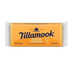 Wholesale Tillamook Medium Cheddar Bar 8 Oz- Bulk