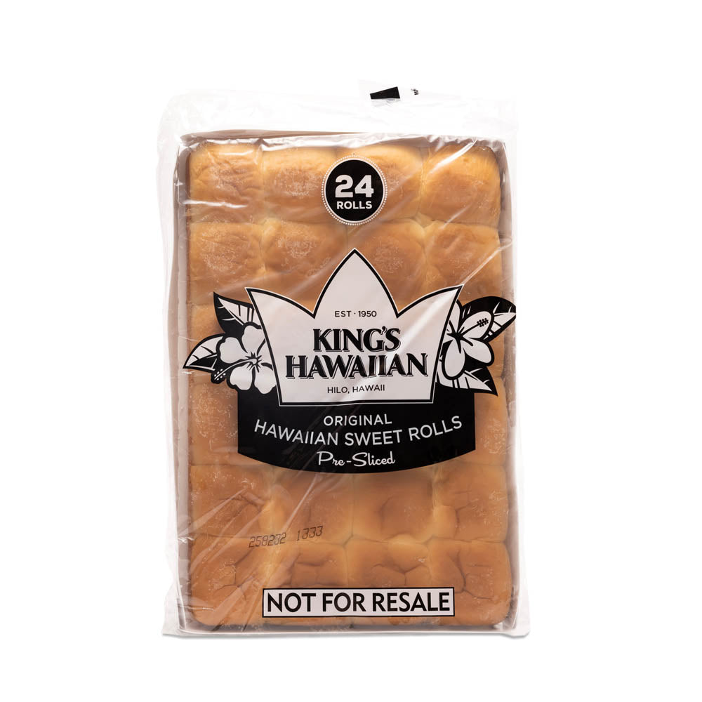 Wholesale Kings Hawaiian Sliced Hamburger Buns 24oz- Bulk