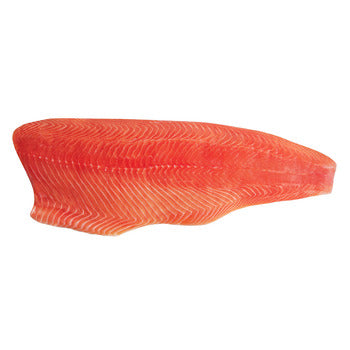 Wholesale Icy Straight Coho Salmon Portions Skin-on 6 Oz 10lb- Bulk