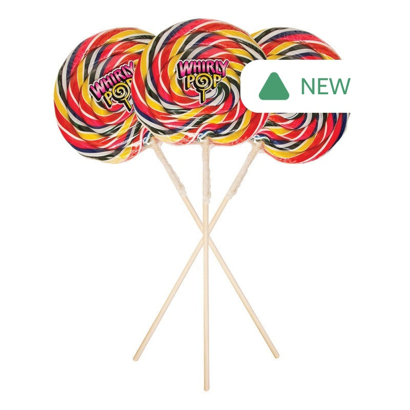 Wholesale Whirly Pop Giant Rainbow 11.5 Inch 48 Oz- Bulk
