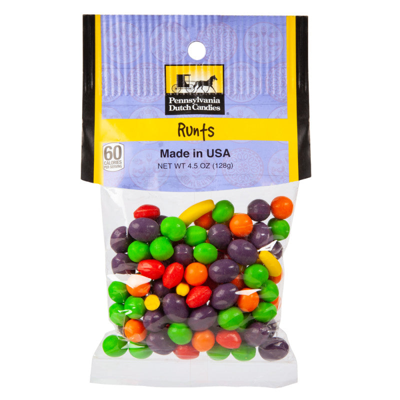 Wholesale Pdc Clear Window Bag Runts Peg Bag 4.5 Oz- Bulk
